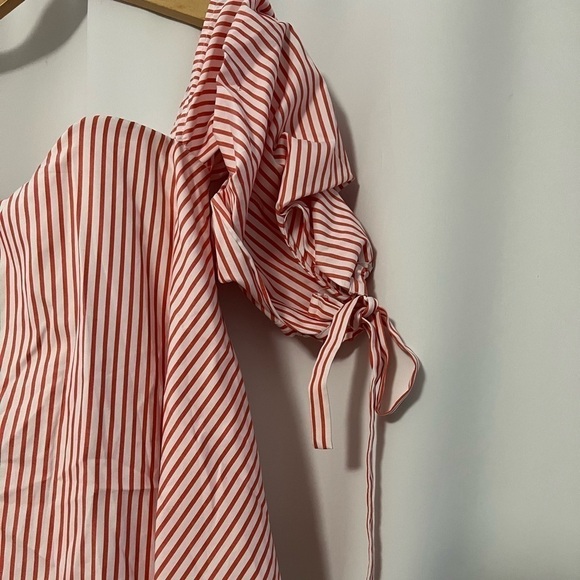 CAROLINE CONSTAS Gabriella Bustier Stripe-Print top
Size XS NWT - Picture 4 of 7